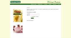 Desktop Screenshot of brokers.concordfoods.com